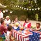 4th of July Table Cloths – 5 Pack Premium USA Flag Disposable Plastic Table Covers, 54" x 108" Rectangle, Heavy-Duty Waterproof Party Tablecloths